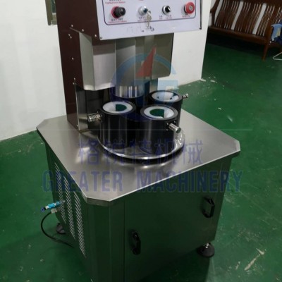 牛肉醬旋蓋機(jī) 半自動(dòng)抽真空旋蓋機(jī)