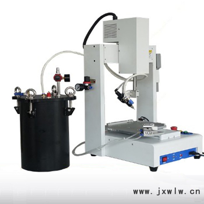 深圳全自動(dòng)硅膠點(diǎn)膠機(jī) 桌面式三軸全自動(dòng)硅膠點(diǎn)膠機(jī)設(shè)備壓力桶