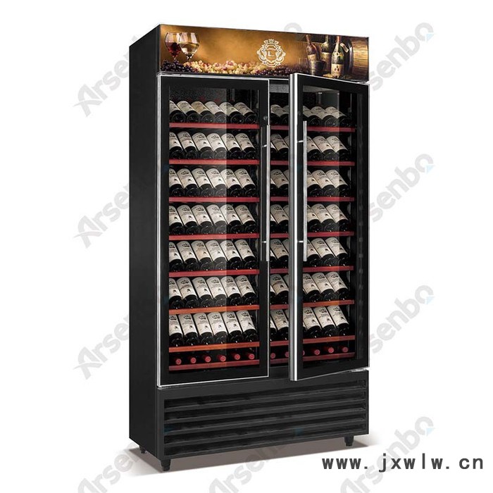 供應(yīng)雅紳寶**【萊諾**】 兩門紅酒展示柜 定制壓縮機(jī)酒柜