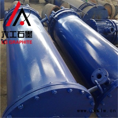 六工石墨LG-2102進(jìn)口石墨換熱器，耐高溫耐腐蝕蒸發(fā)器，碳化硅冷凝器