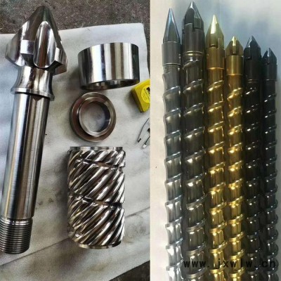 振軍誠(chéng)信企業(yè)低價(jià)銷售建元三元海天海太三順各種品牌注塑機(jī)螺桿料筒射膠組  單螺桿料筒 雙螺桿料筒