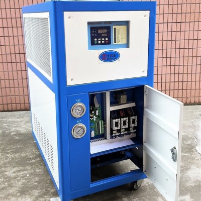 **供應(yīng)工業(yè)冷油機(jī),液壓機(jī)油冷卻機(jī),CNC車床冷油機(jī) 5HP油冷機(jī)