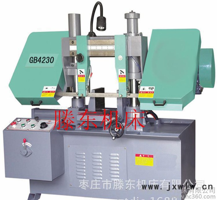 半自動鋸床GB4228，型號的GB系列液壓金屬帶鋸床