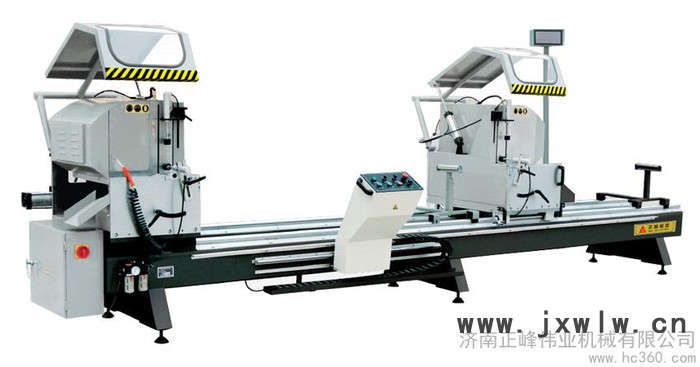 供應(yīng)正峰偉業(yè)SJQJ-500×4200CNS鋁型材數(shù)顯雙頭精密切割鋸床