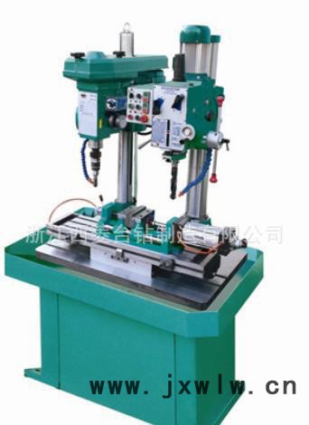 浙江西菱大功率雙頭組合機(jī)床ZS5032鉆攻兩用立式工業(yè)臺鉆孔攻牙機(jī)