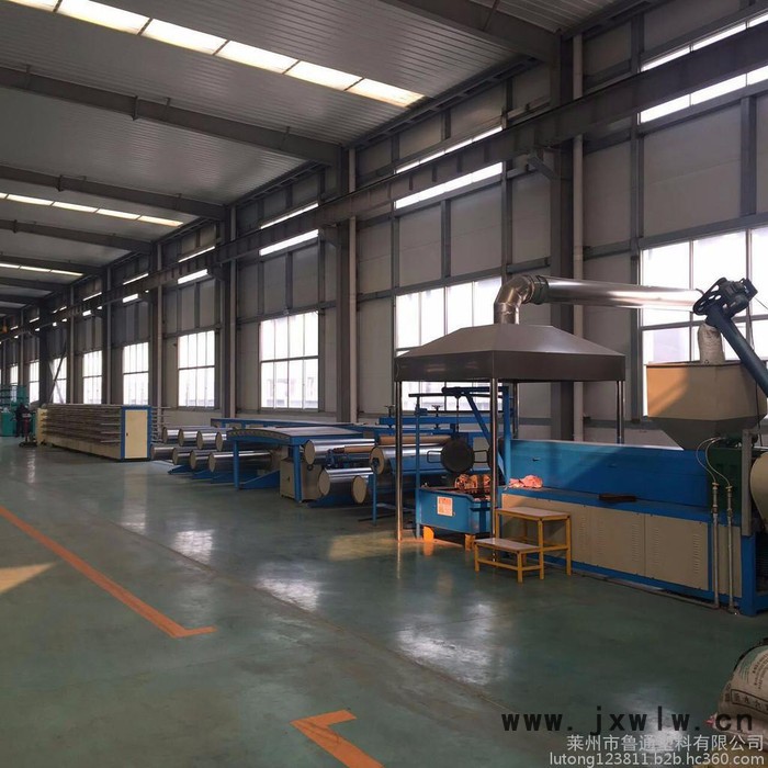 魯通供應ND-90型高效數(shù)控塑料圓絲，扁絲拉絲機 塑料拉絲機