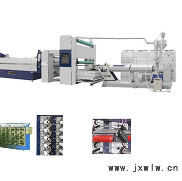 **恒瑞克SJPL-G塑料拉絲機扁絲拉絲機編織袋設備高速平膜拉絲機
