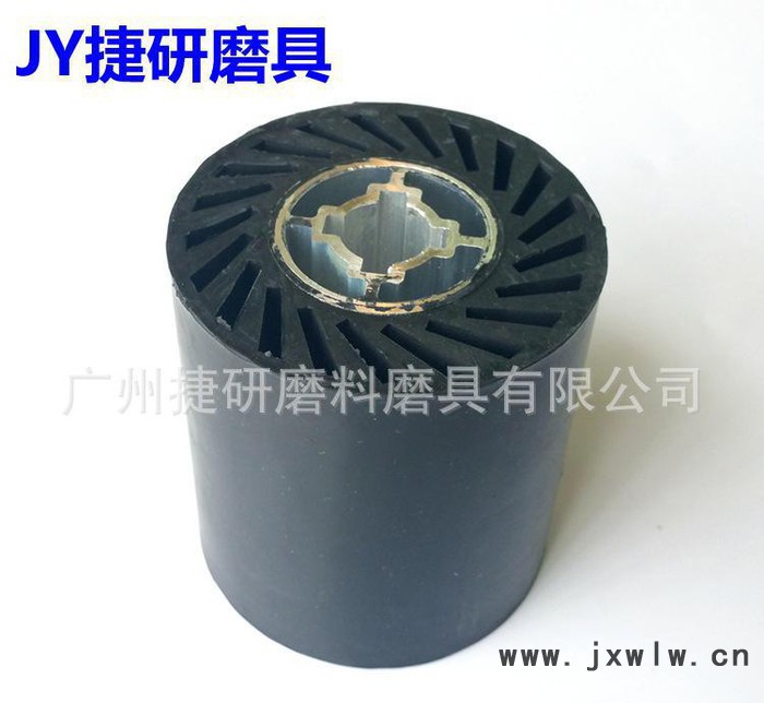 十字芯膠輪 砂布套橡膠輪 砂帶機(jī)橡膠輪 砂套膠輪 4寸 拉絲機(jī)輪
