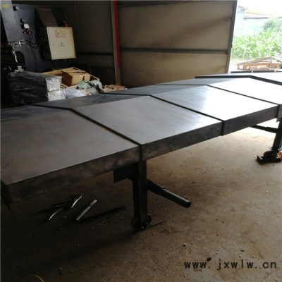 加工中心伸縮蓋板防塵罩 機(jī)床鈑金防護(hù)罩 數(shù)控機(jī)床鋼板防護(hù)罩 全國包郵