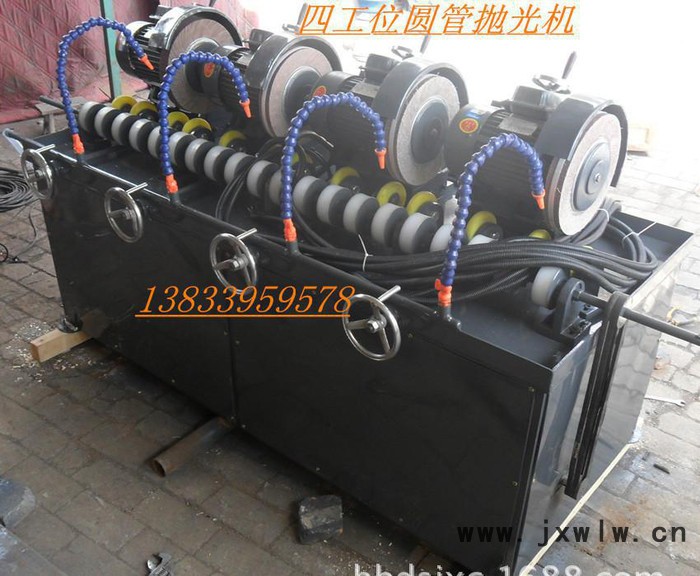 圓管除銹好設(shè)備**四組圓管拋光機(jī) 外圓拋光機(jī) 多工位拋光機(jī)定制