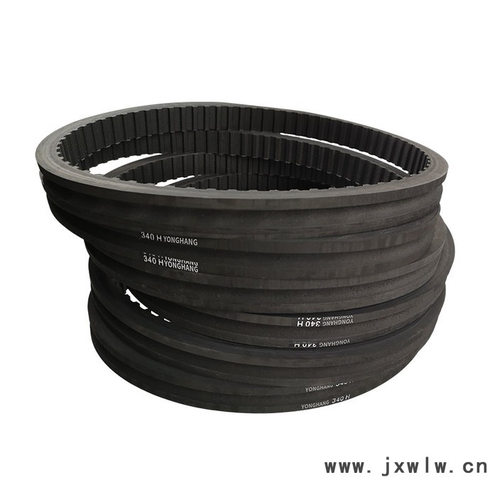 精達(dá)彎管機(jī)橡膠同步帶330H100磨槽帶空調(diào)鋁銅管夾持牽引送料傳動(dòng)皮帶廠家