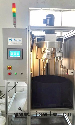 樂升YH-03SX 雙電機斜置刀具鈍化設備 刀具表面處理設備專家 ** 斜置拋光機