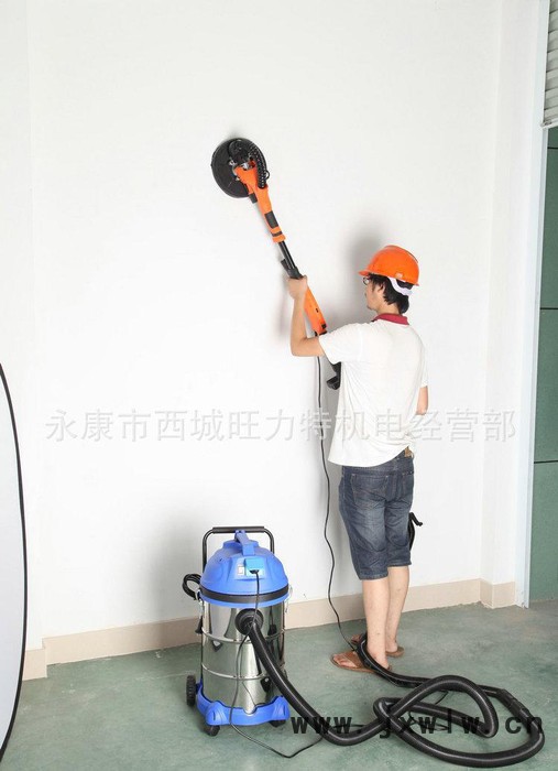 電動自吸式無塵 墻面打磨機 拋光機 砂光機  膩子打磨機