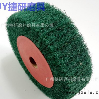 3m 8698飛翼輪不繡鋼拉絲輪 150*50百潔布拋光機(jī)輪飛亦輪綠色
