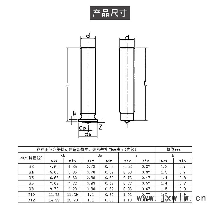 沃螺特 鍍銅焊接螺絲/點(diǎn)焊螺絲/植焊釘/焊接螺柱/點(diǎn)焊柱 現(xiàn)貨直發(fā)-品優(yōu)價(jià)廉-可來(lái)圖定做 鍍銅焊接螺絲