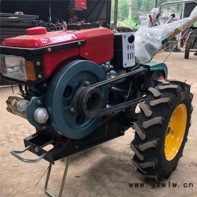 手扶旋耕機 電啟動手扶起隆覆膜機 座駕式小型手扶拖拉機