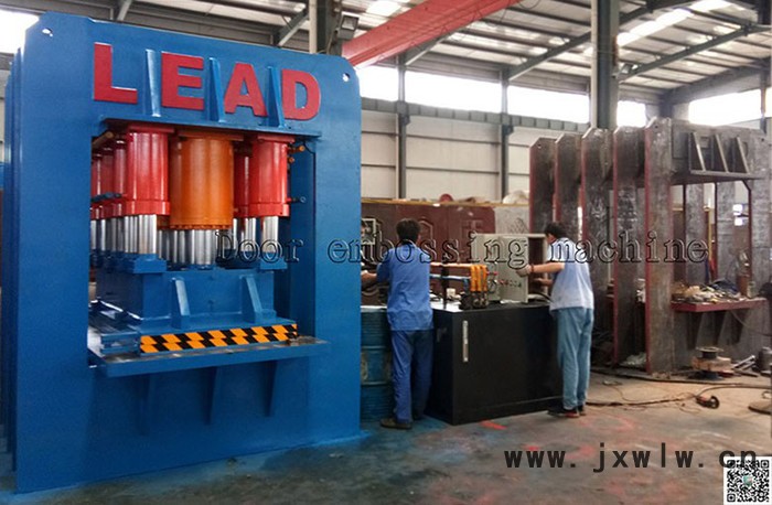 LEAD 防盜門液壓機(jī) 不銹鋼板壓花壓紋機(jī)