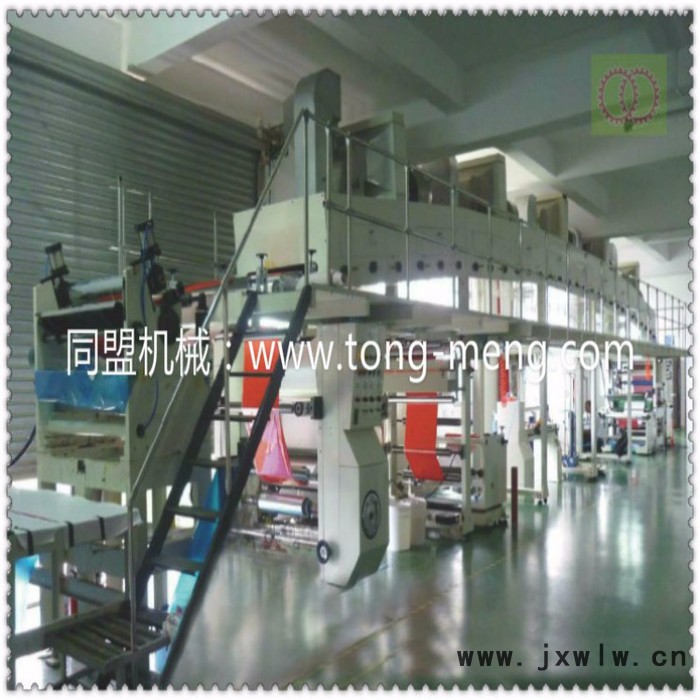 供應(yīng)東莞【復(fù)合機 涂布機 皮革處理機 抽條機】同盟TM-821 包裝膜涂布機 PVC二層壓紋貼合機