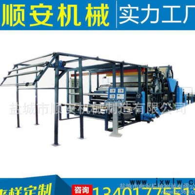 水平式全自動(dòng)水粉兩用復(fù)合機(jī) 粉末顆粒墊封復(fù)合材料充填裝置
