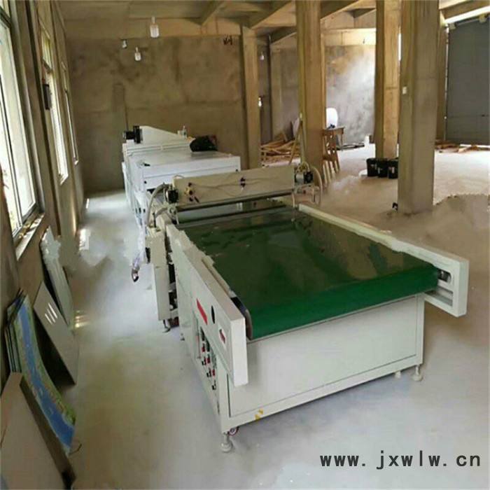 勝津機(jī)械uv大板高光膜光固機(jī) 大板淋涂UV光固機(jī) 全自動涂裝生產(chǎn)線