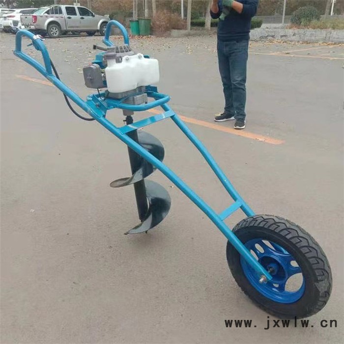 汽油打洞機(jī) LH WKJ植樹汽油打孔機(jī) 魯華大馬力雙人操作挖坑機(jī)
