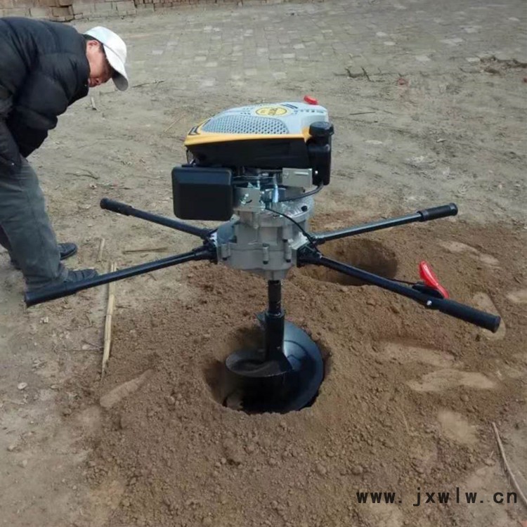 單雙人可操作打孔機   道路建設(shè)挖坑機   單人操作可挖坑機