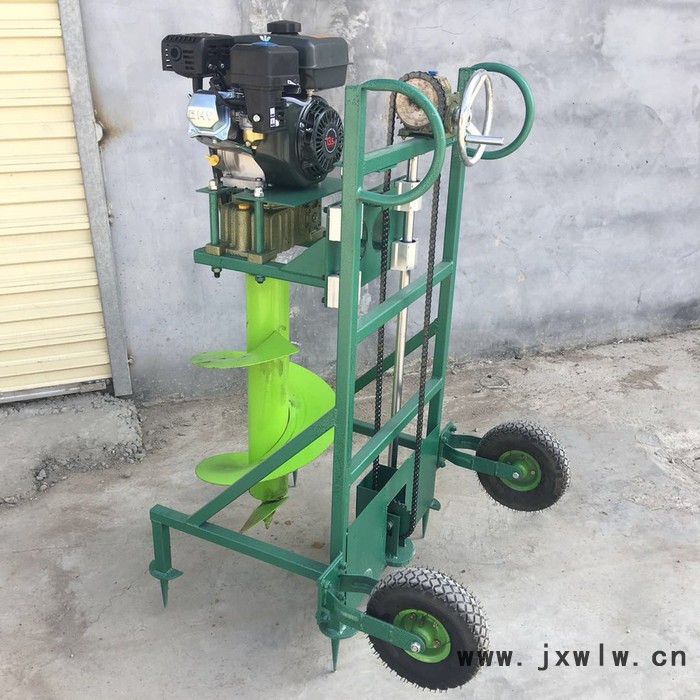 金佳機(jī)械汽油四沖程手推挖坑機(jī) 植樹鉆眼機(jī)打洞機(jī) 螺旋式栽樹打孔機(jī)