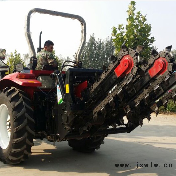 山東高唐新航機械  高速護欄硬路面開溝機 電纜線管道鏈?zhǔn)介_溝機 農(nóng)田排水開槽機