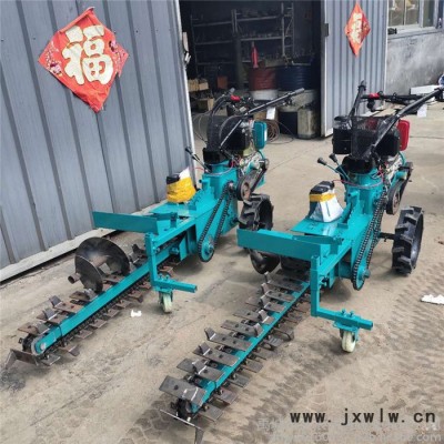 農(nóng)用果園開溝機(jī)自走式鏈條開槽機(jī)多功能手扶挖溝機(jī)電纜線開溝機(jī)131-84116297