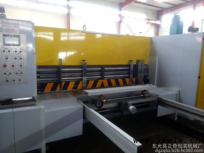 【正奇機械】紙箱自動水墨印刷四色印刷圓壓圓模切開槽機2600型 紙包裝機械