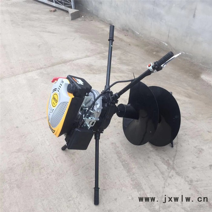 汽油地鉆挖坑機 雙葉地鉆打孔機 打眼機價格