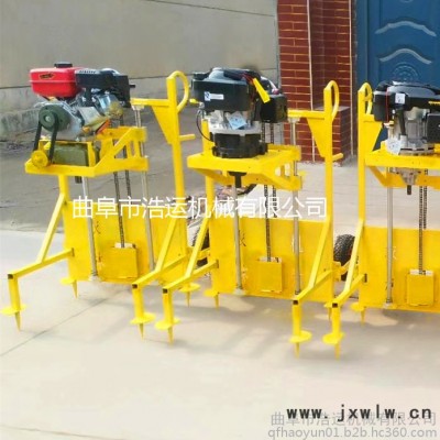 浩運(yùn)工廠批發(fā)小型多功能挖坑機(jī) 汽油2沖程植樹挖坑機(jī) 籬笆圍欄栽樁打孔機(jī)