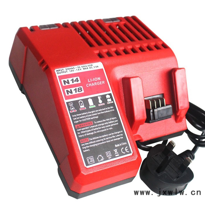 Milwaukce米沃奇M18  18V鋰電快速充電器手電鉆電池充電器電動(dòng)工具電池充電器