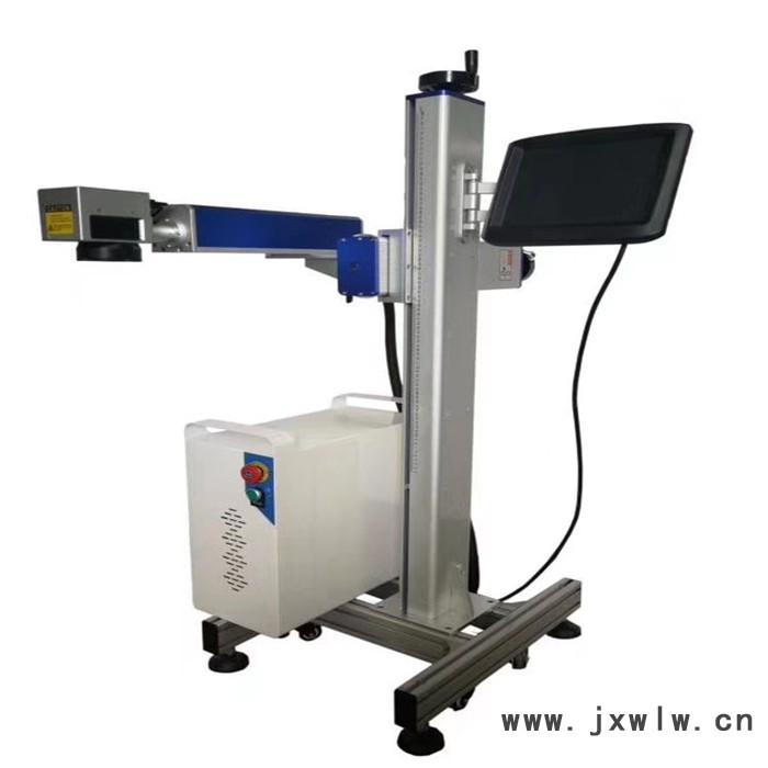 優(yōu)贊 飛行激光打標機生產(chǎn)線專用 金屬標牌刻字小型塑料鐳射源頭 激光雕刻機 現(xiàn)貨供應(yīng)