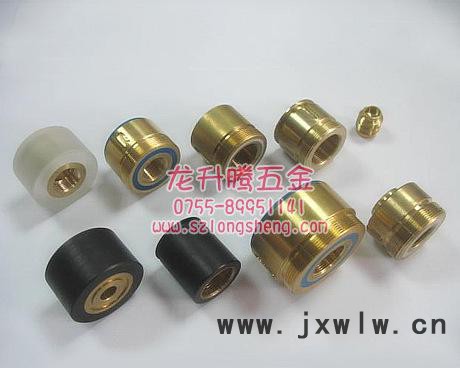 561導(dǎo)輪銅套，泰州宇成線切割黃銅導(dǎo)輪銅座，快走絲導(dǎo)輪總成
