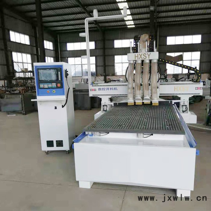 全自動(dòng)數(shù)控開(kāi)料機(jī) 木工機(jī)械電腦雕刻機(jī) 板式雙工位四工序數(shù)控開(kāi)料機(jī)