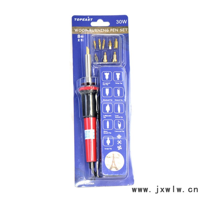TOPEAST 110V 可調(diào)溫雕刻烙鐵燙畫燙花烙畫電烙鐵葫蘆模板烙畫工具木工雕花烙畫筆
