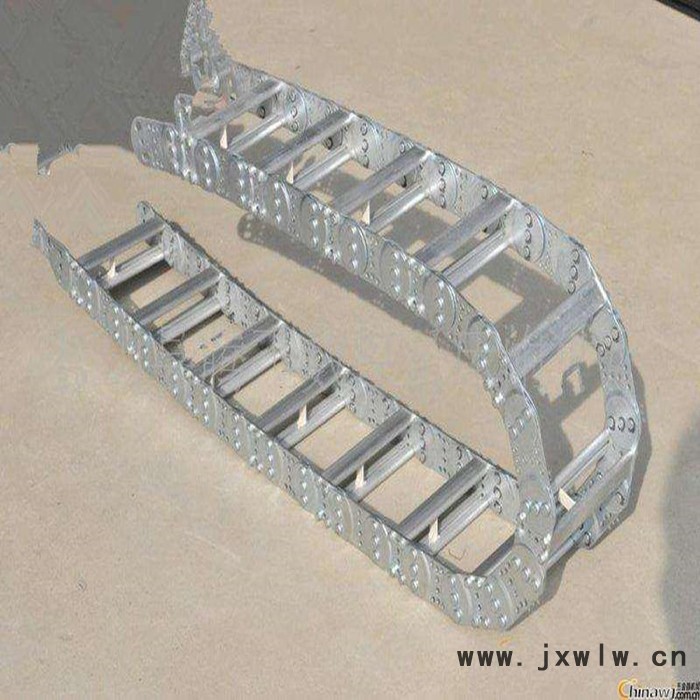 滄州宏泰定制 橋式金屬坦克鏈 鋼鋁不銹鋼機(jī)床雕刻機(jī)配件工程鋼制拖鏈
