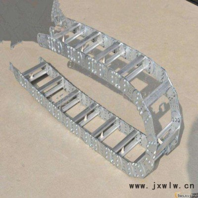 滄州宏泰定制 橋式金屬坦克鏈 鋼鋁不銹鋼機(jī)床雕刻機(jī)配件工程鋼制拖鏈