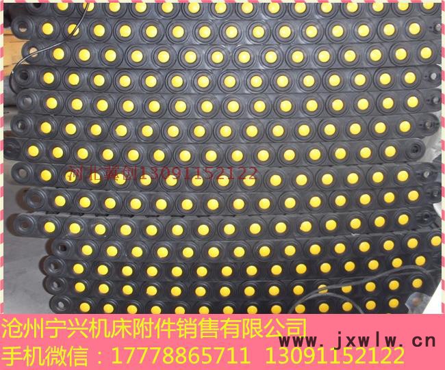 定購(gòu)15型鋼制機(jī)床拖鏈塑料金屬坦克鏈雕刻機(jī)配件防護(hù)罩墊鐵排屑