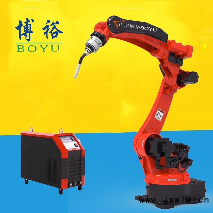 博裕智能大型自動化焊接機器人任意自由包含氬弧焊接二氧化碳氣體保護焊接等離子下料切割坐標山東臨沂歡迎咨詢 機械臂焊接機器人