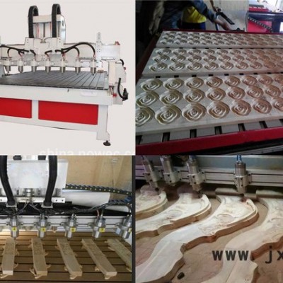 精創(chuàng)多頭木工雕刻機(jī) 家具浮雕 廣告標(biāo)牌精工多雕省時間 直銷