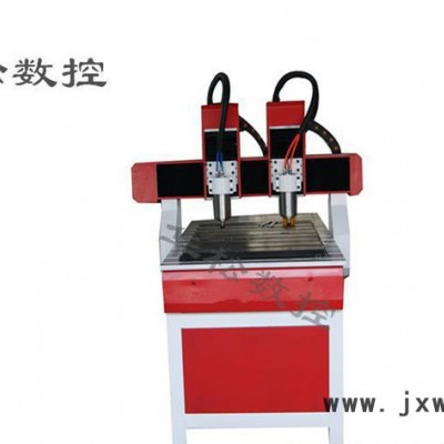 6090廣告雕刻機(jī) 用于警示牌  胸牌  標(biāo)示牌加工 雙頭浮