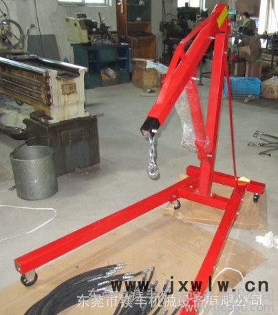 廣東小吊機，2噸|3噸液壓小吊機，發(fā)動機引擎維修用小吊機