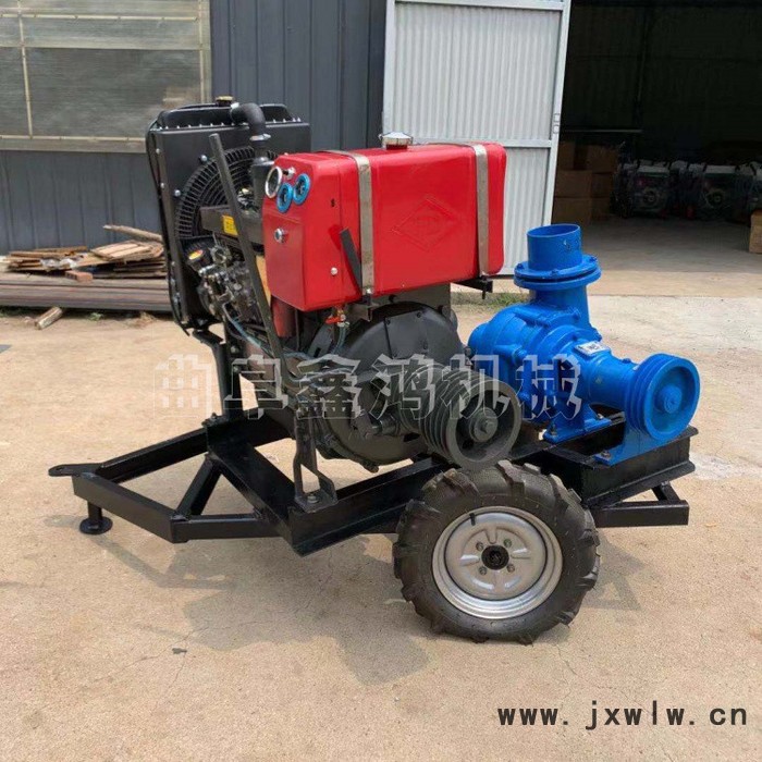 鑫鴻xh-cs-100 直連式汽油自吸泵4寸雙葉輪柴油高揚泵柴油發(fā)動機8寸泵車
