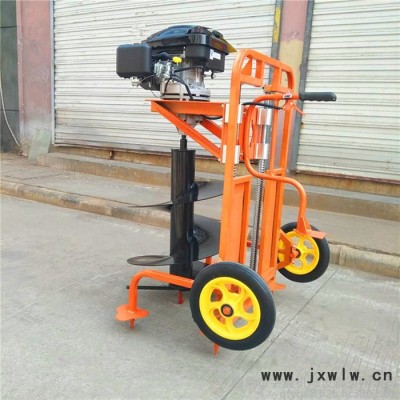 純汽油發(fā)動(dòng)機(jī)挖穴機(jī) 大荔縣單人操作汽油挖穴機(jī) 大直徑汽油挖窩機(jī)