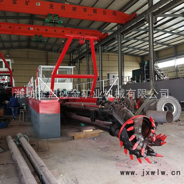 江蘇河道抽沙船 8寸尾礦庫小型抽沙船使用多大馬力發(fā)動機(jī)