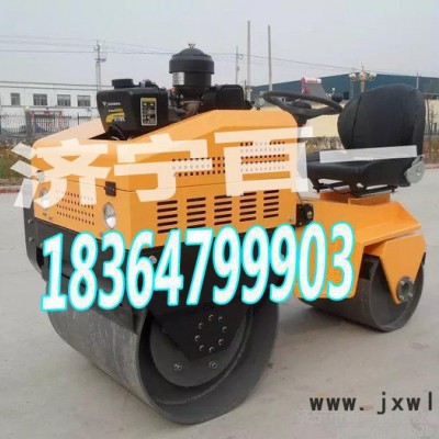 濟寧小型壓路機生產廠家 850座駕式雙鋼輪壓路機 水冷發(fā)動機