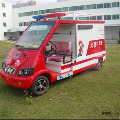 電動消防車｜單缸汽油發(fā)動機｜黃銅泵頭鍍鎳高壓泵材質(zhì)｜15°噴嘴｜原裝電控配套的加速器，性能穩(wěn)定、加速性能好