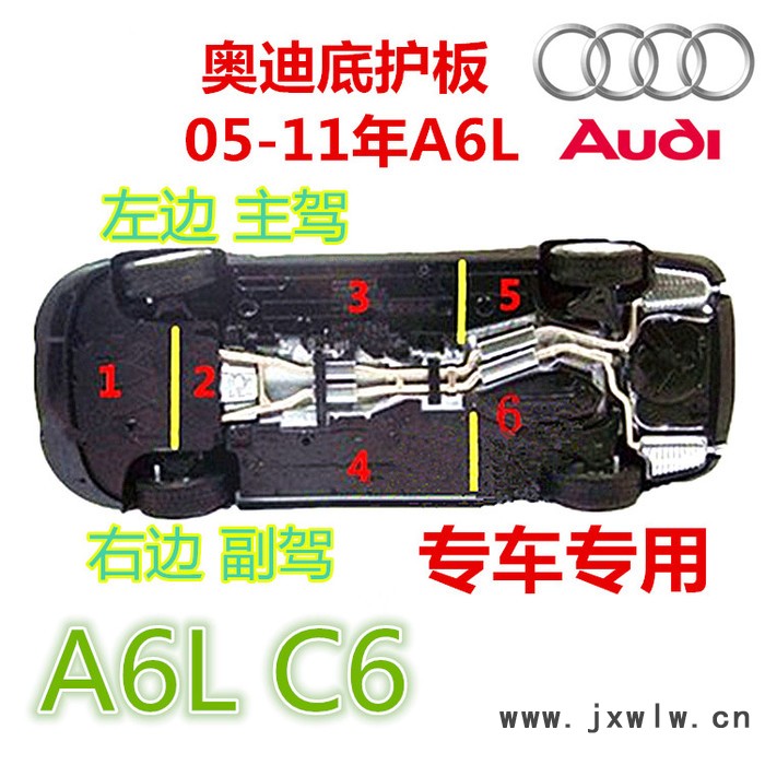 新品 原裝奧迪A6L C6發(fā)動機變速箱 車身底護板 底層擋泥板 底盤
